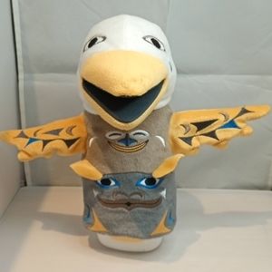 Sky the eagle puppet Plush 10.5" (A1)